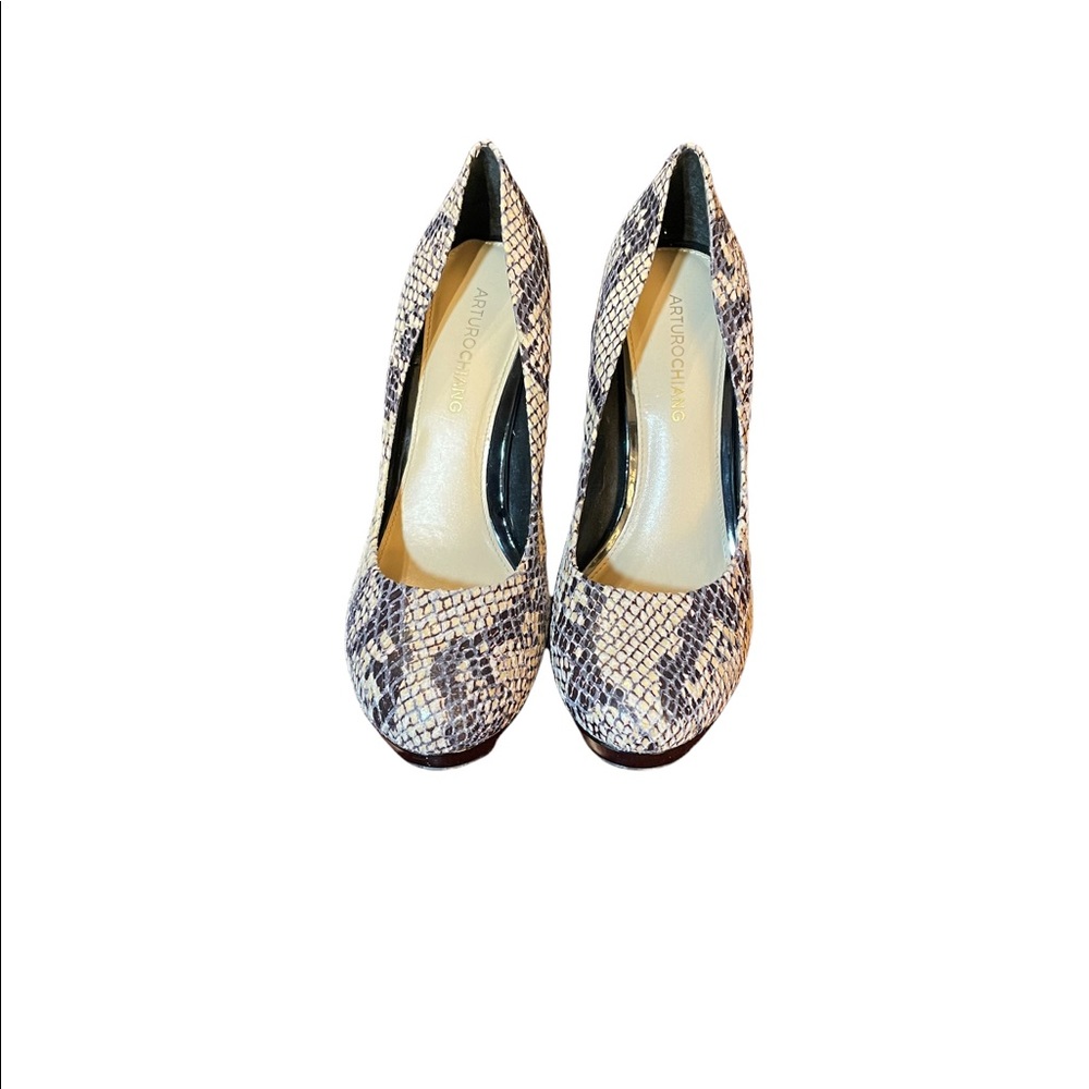 Arturochiang Pump. Snake skin style. 8 1/2 M